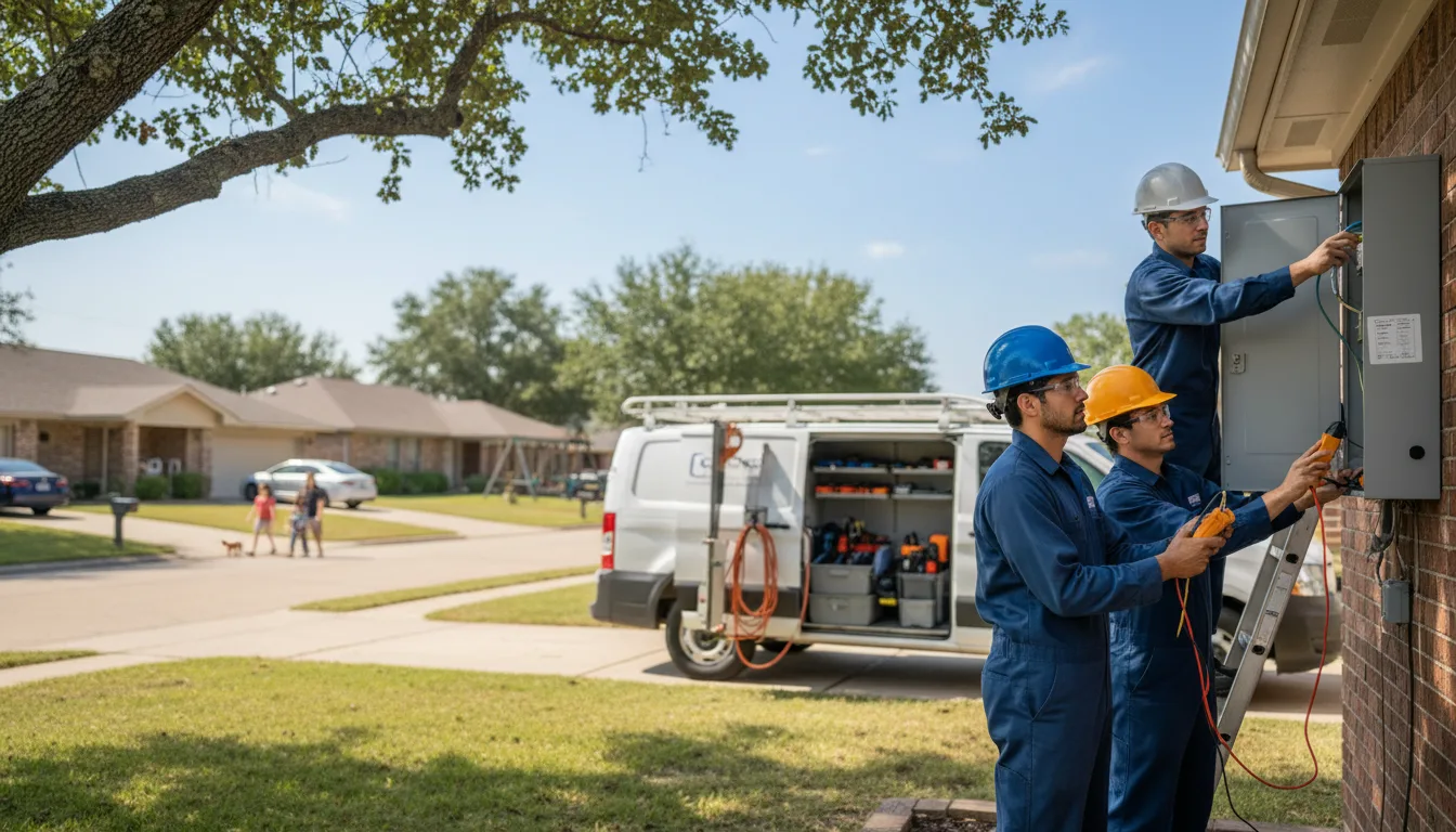 Certified electrician providing emergency electrical services in Lorado, WV